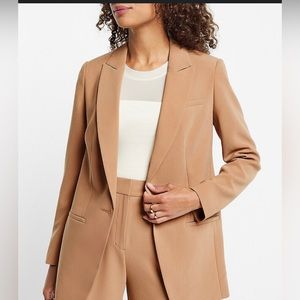 Express One Button Boyfriend Blazer. Size XL. Color: Butterscotch